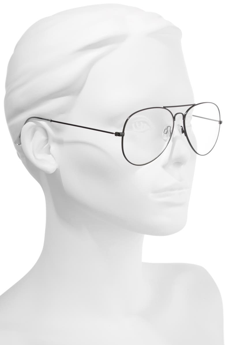 BP. Mirrored Aviator 57mm Sunglasses, Alternate, color,