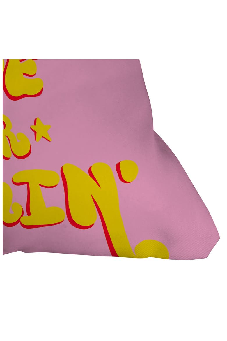 Nancy Throw Pillow, Alternate, color, PINK