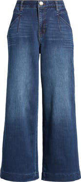 Wit & Wisdom 'Ab'Solution Wyatt Skyrise V-Pocket Ankle Wide Leg Jeans