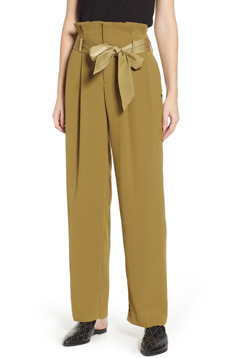 Celebration Wide Leg Pants, Main, color, OLIVE GREEN