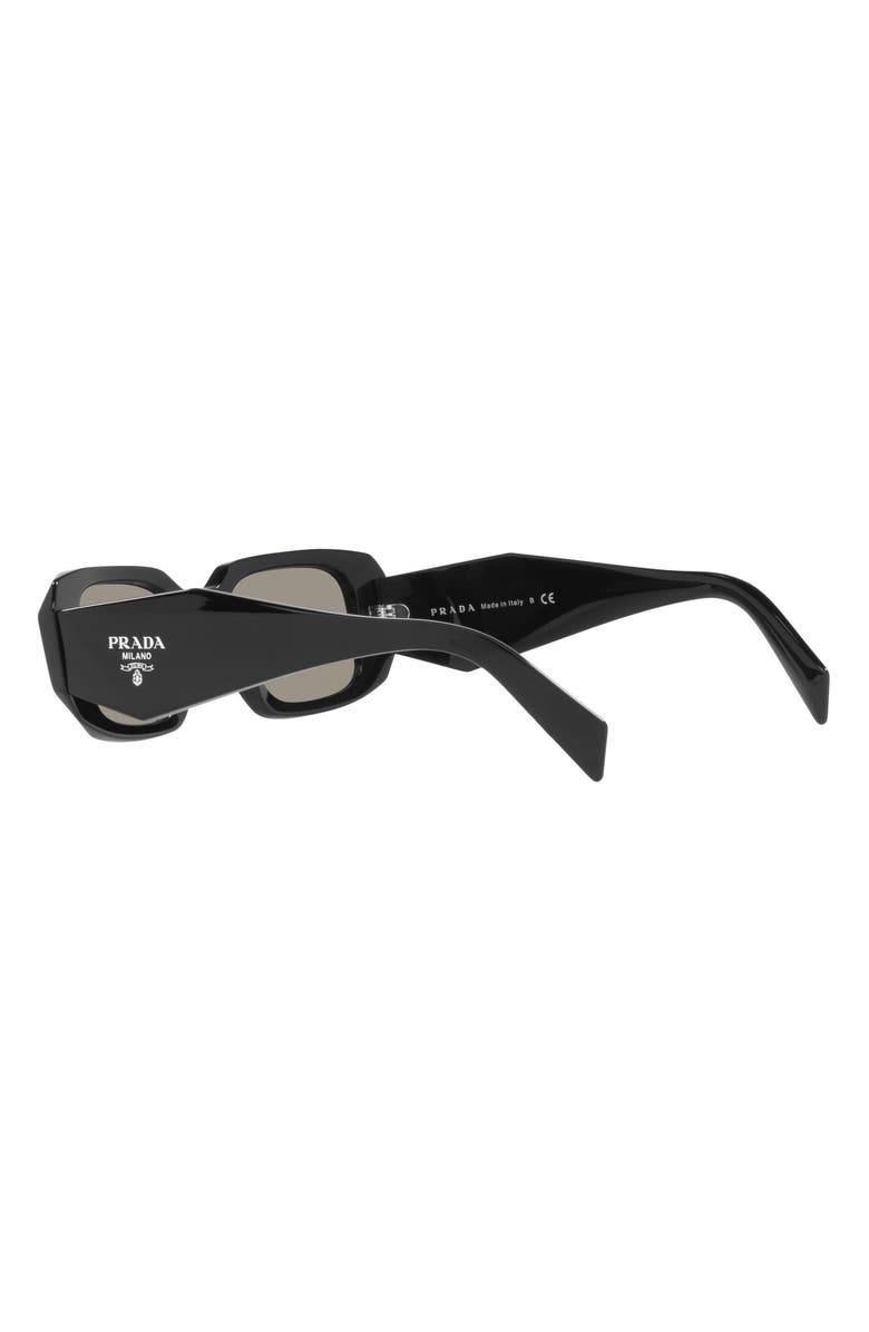 Prada 49mm Small Rectangular Sunglasses, Alternate, color,