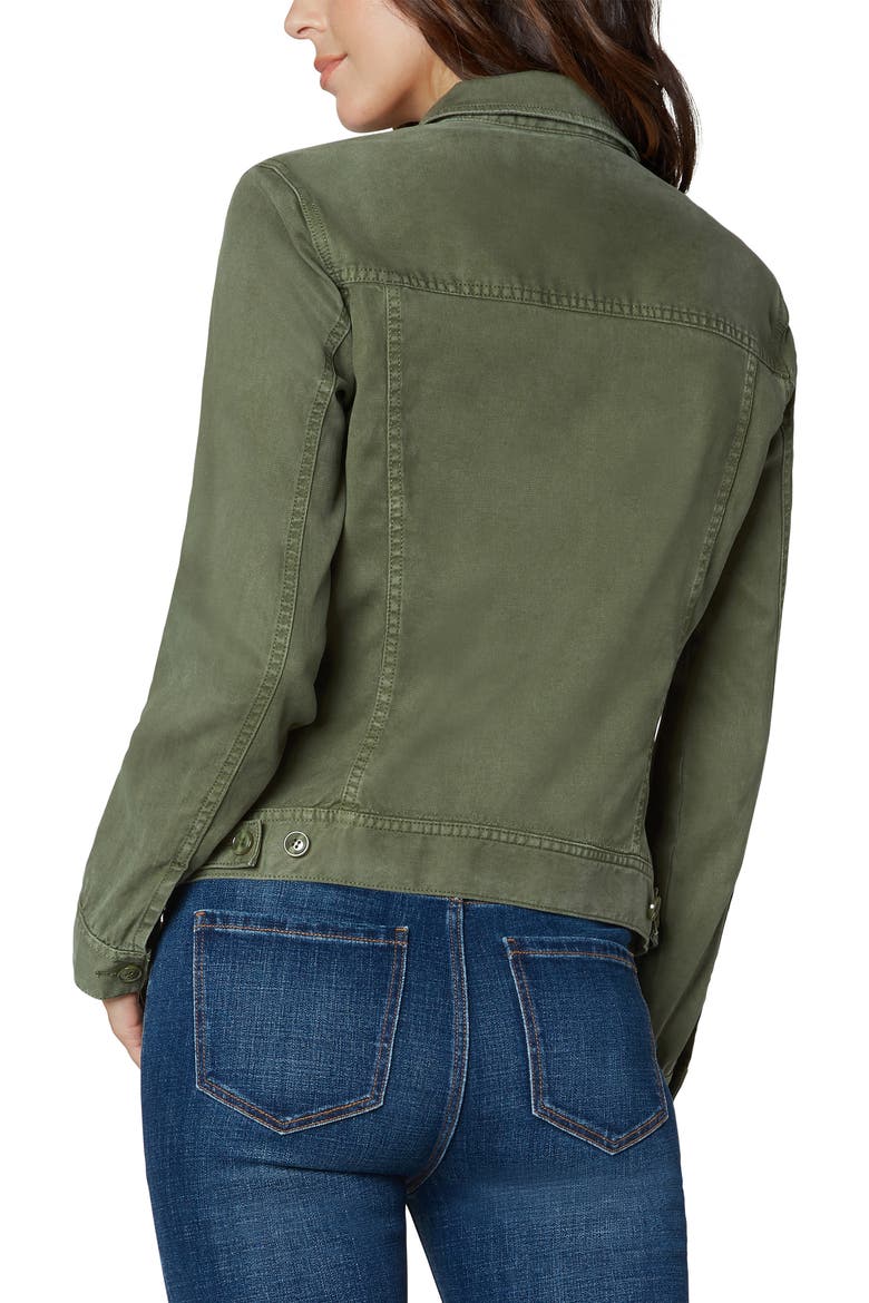Stretch Dobby Jacket, Alternate, color, OLIVE MOSS