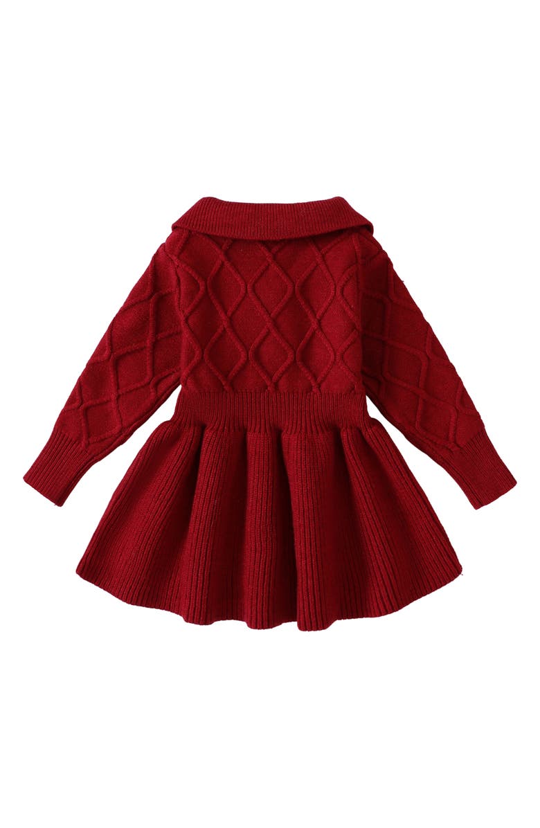 Ashmi & Co. Yara Long Sleeve Cotton Sweater Dress, Alternate, color, 