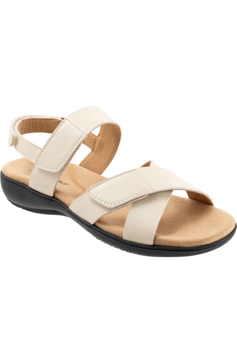 Trotters River Slingback Sandal, Main, color, Ivory