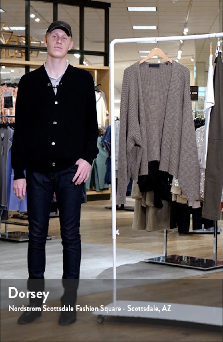 Fear of God Essentials Heavyweight Waffle Cardigan | Nordstrom