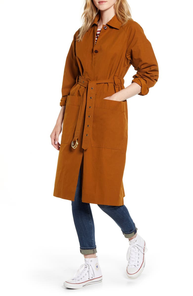 Alex Mill Belted Trench Coat, Alternate, color,