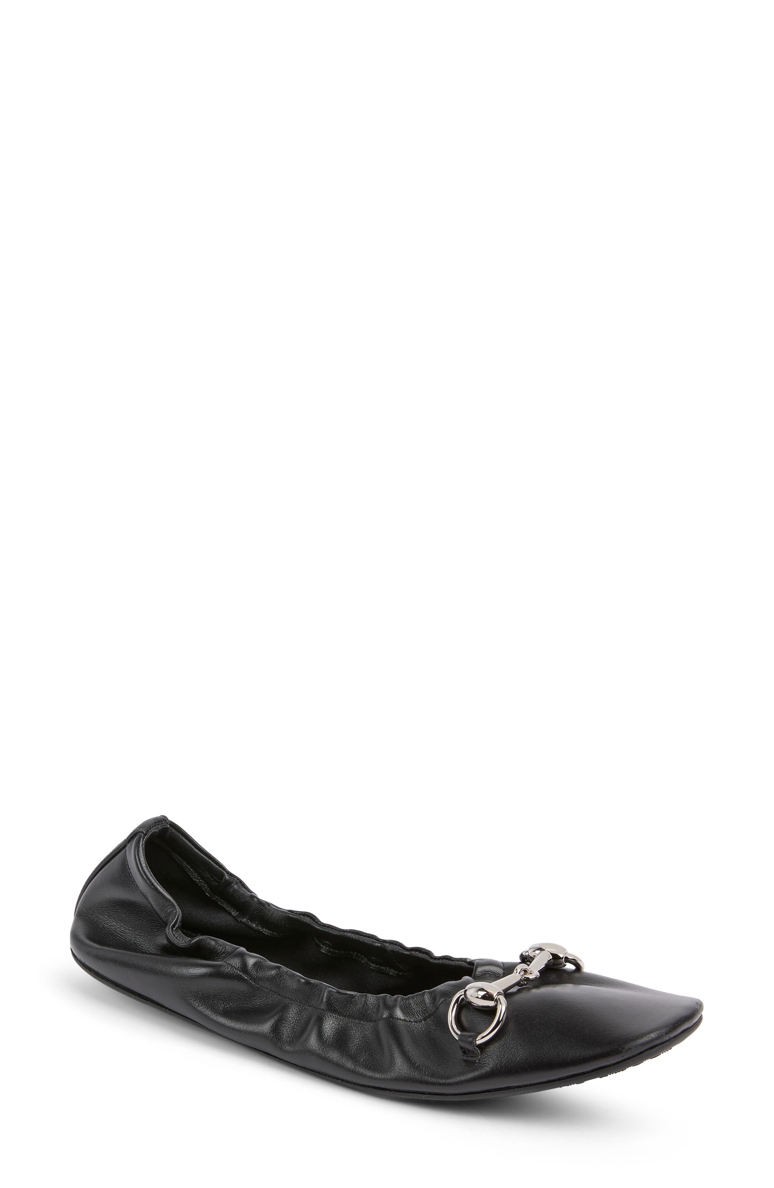Gucci Horsebit Ballet Flat, Main, color, 