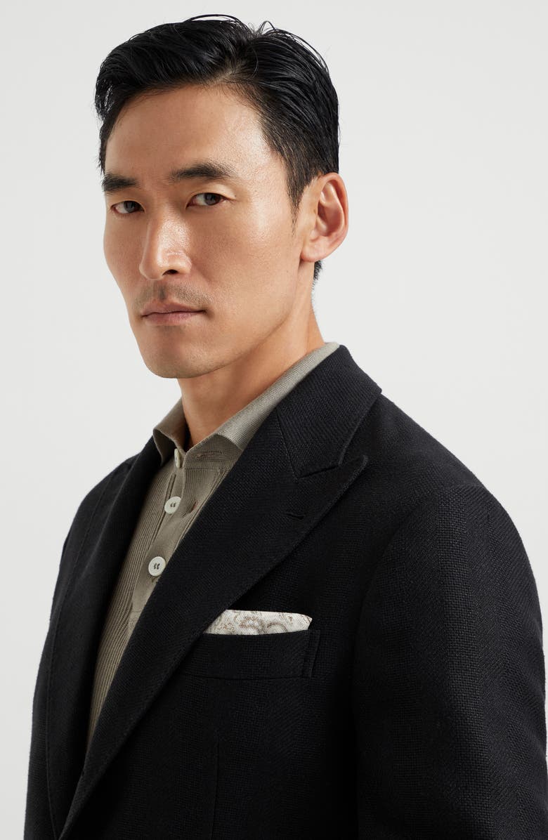 Brunello Cucinelli Blazer with peak lapel, Alternate, color, 