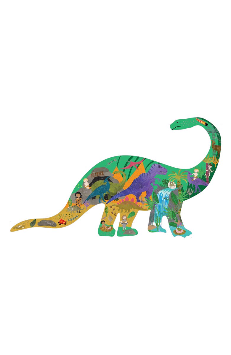 Floss & Rock Dino Den Jigsaw Puzzle, Alternate, color, Multi