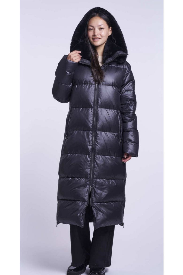 Down Coat, Main, color, BLACK