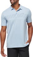 TravisMathew The Heater Jungle Pyramid Chest Stripe Golf Polo
