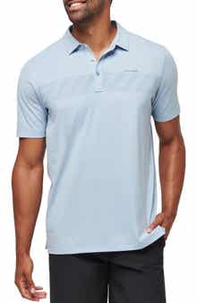 TravisMathew The Heater Jungle Pyramid Chest Stripe Golf Polo