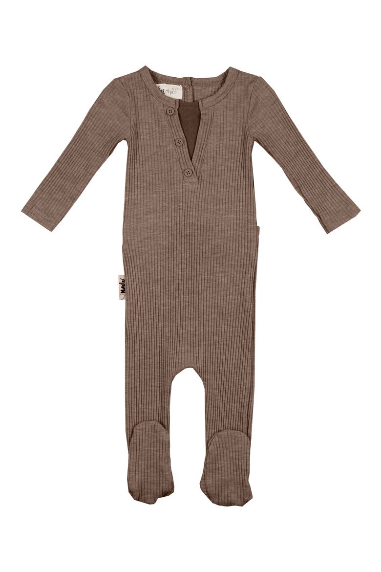 Rib Henley Footie, Main, color, TAUPE