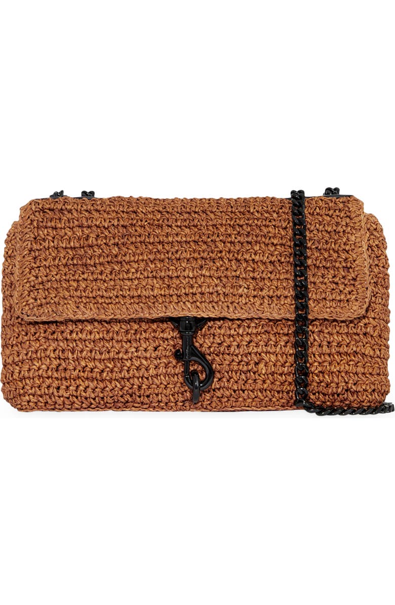 Rebecca Minkoff Medium Edie Straw Convertible Crossbody Bag, Main, color,