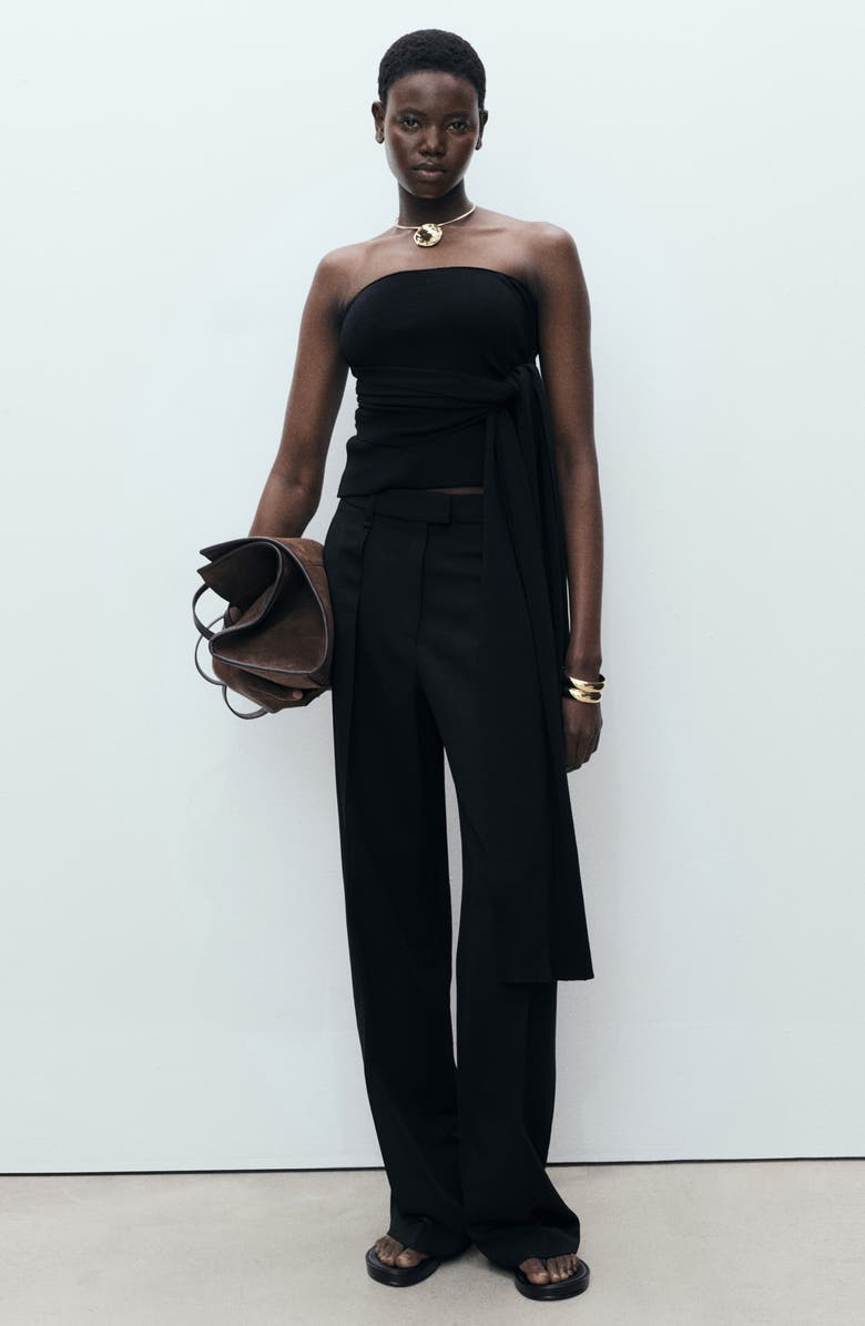 MANGO Straight Leg Pants, Alternate, color, 