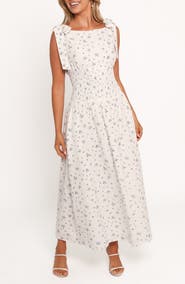 Petal & Pup Leticia Tie Strap Maxi Dress