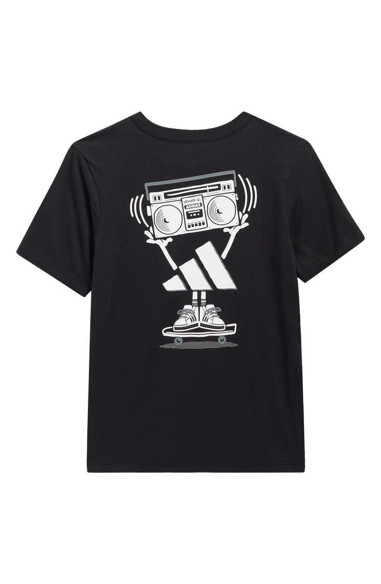 adidas Kids' Skate Life Graphic T-Shirt, Alternate, color, Black Adi
