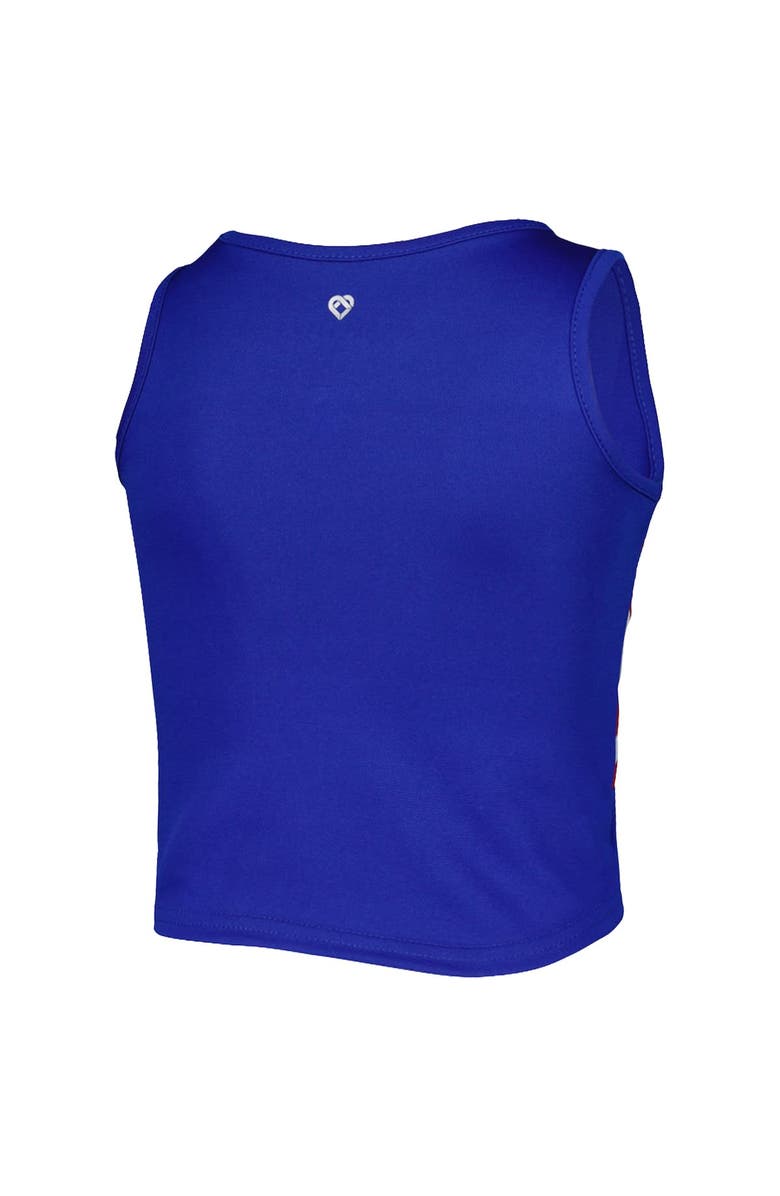 COLOSSEUM Girls Youth Colosseum Royal Kansas Jayhawks Carousel Cheerleader Set, Alternate, color, 