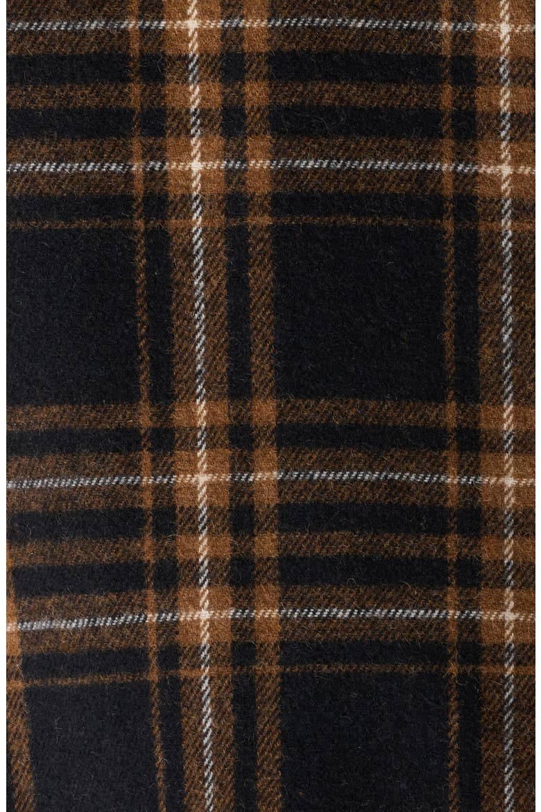 x Stetson The Fringe Plaid Coat, Alternate, color, CAMEL AND BLACK FRONTIER PLAID