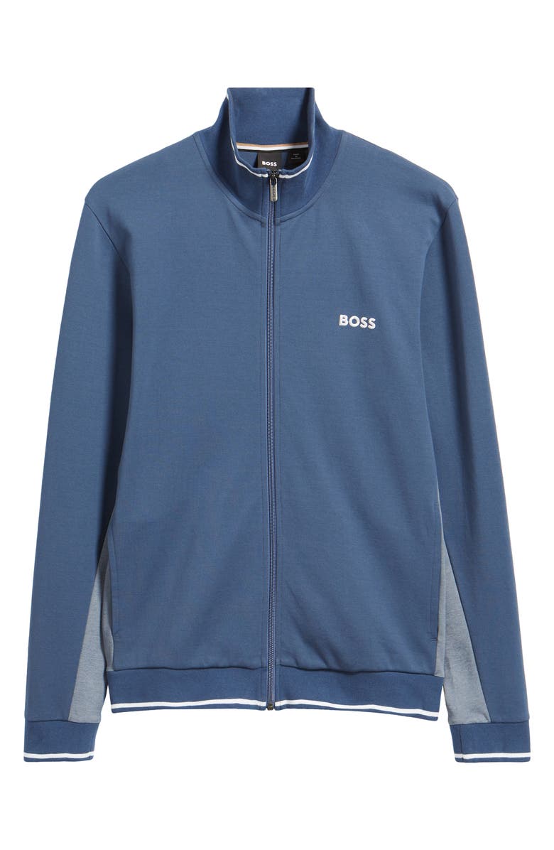 BOSS Tracksuit Lounge Jacket, Alternate, color, 