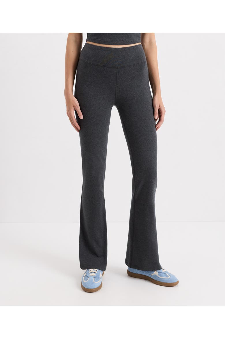 On the Go-To Contour Bootcut Legging, Main, color, Charcoal Heather