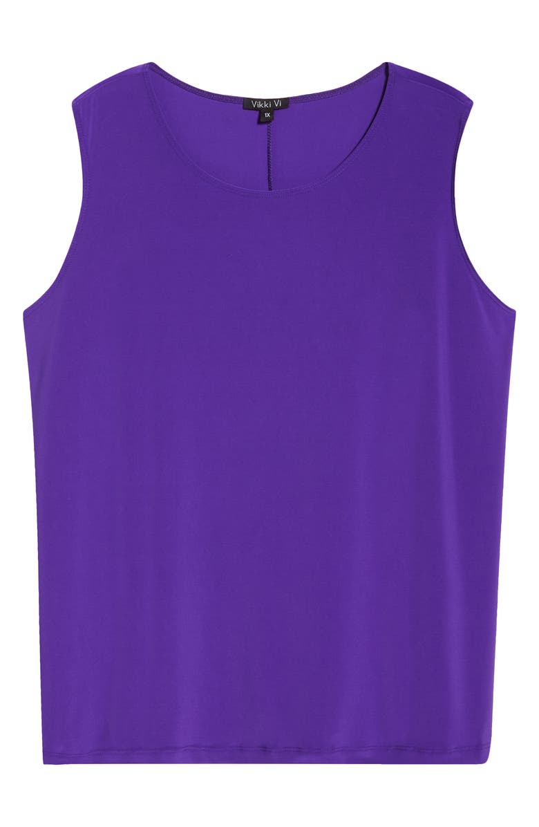 Vikki Vi Scoop Neck Tank, Alternate, color, Iris