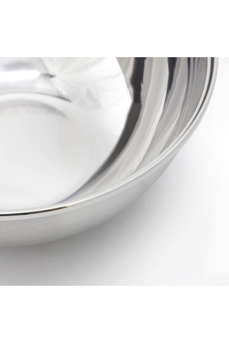 5 Quart Stainless Steel Mixing Bowl Nonslip Base, Alternate, color, Silver