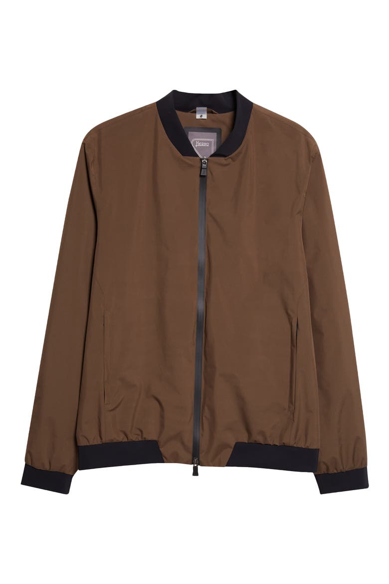 Waterproof Bomber Jacket, Alternate, color, ARMY GREEN