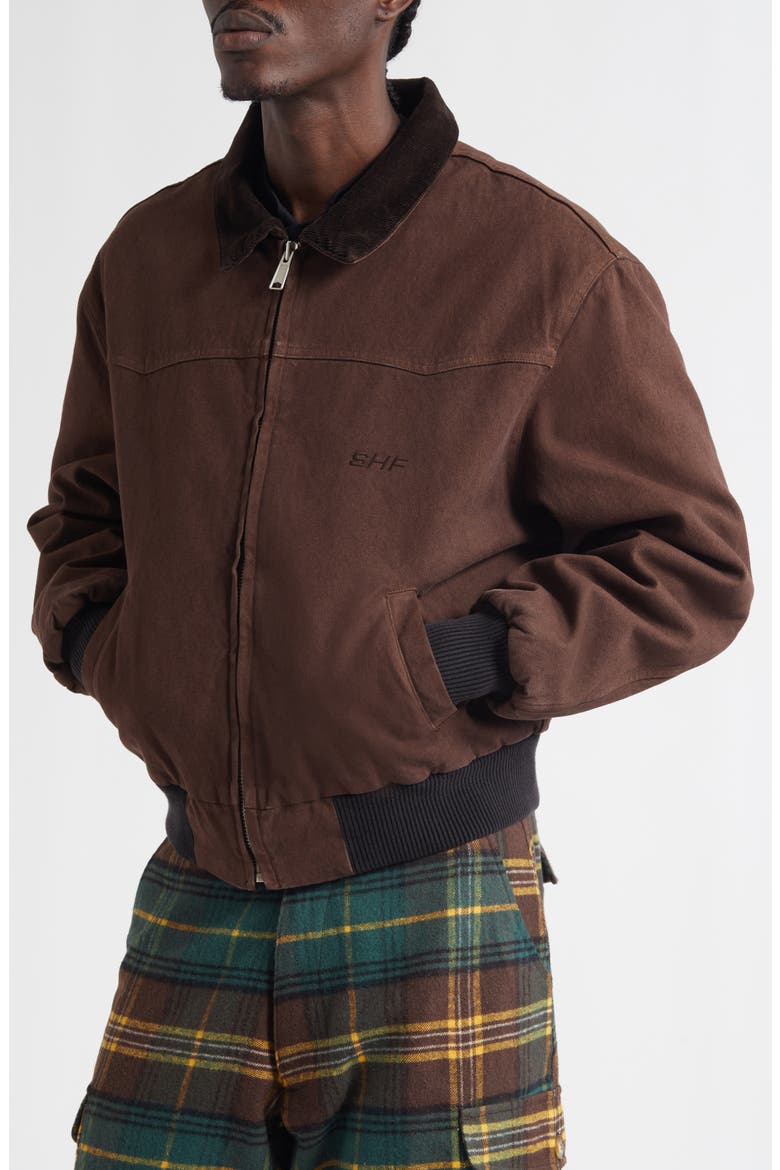 Gender Inclusive Canvas Work Jacket, Alternate, color, BROWN