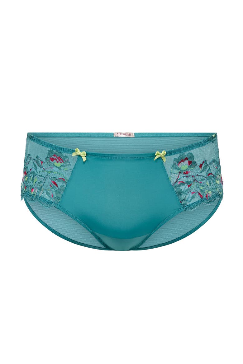 Missy Hipster Panties, Alternate, color, Floral Blue 3