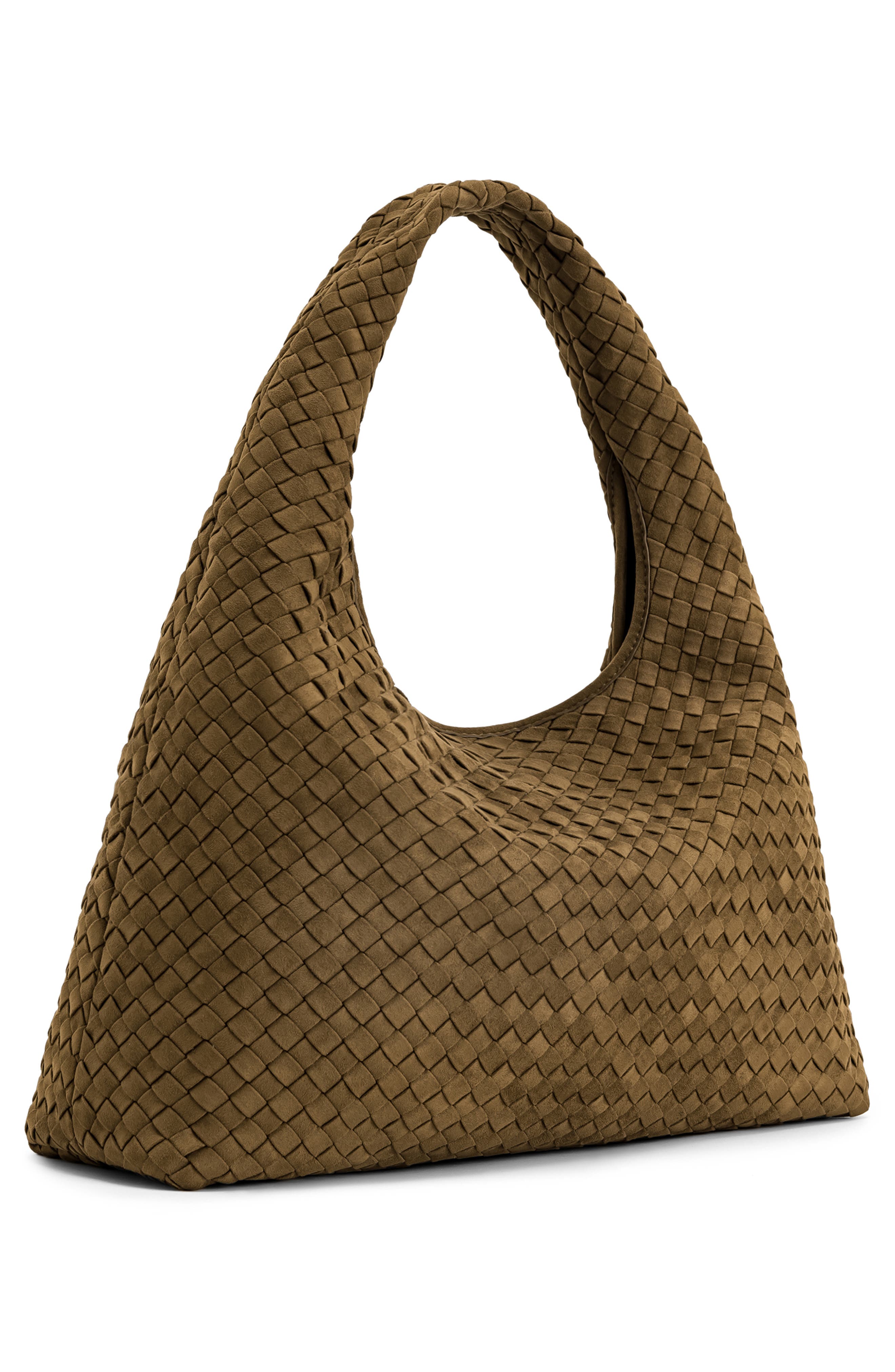 JW PEI Laura Woven Faux Suede Shoulder Bag, Alternate, color, 