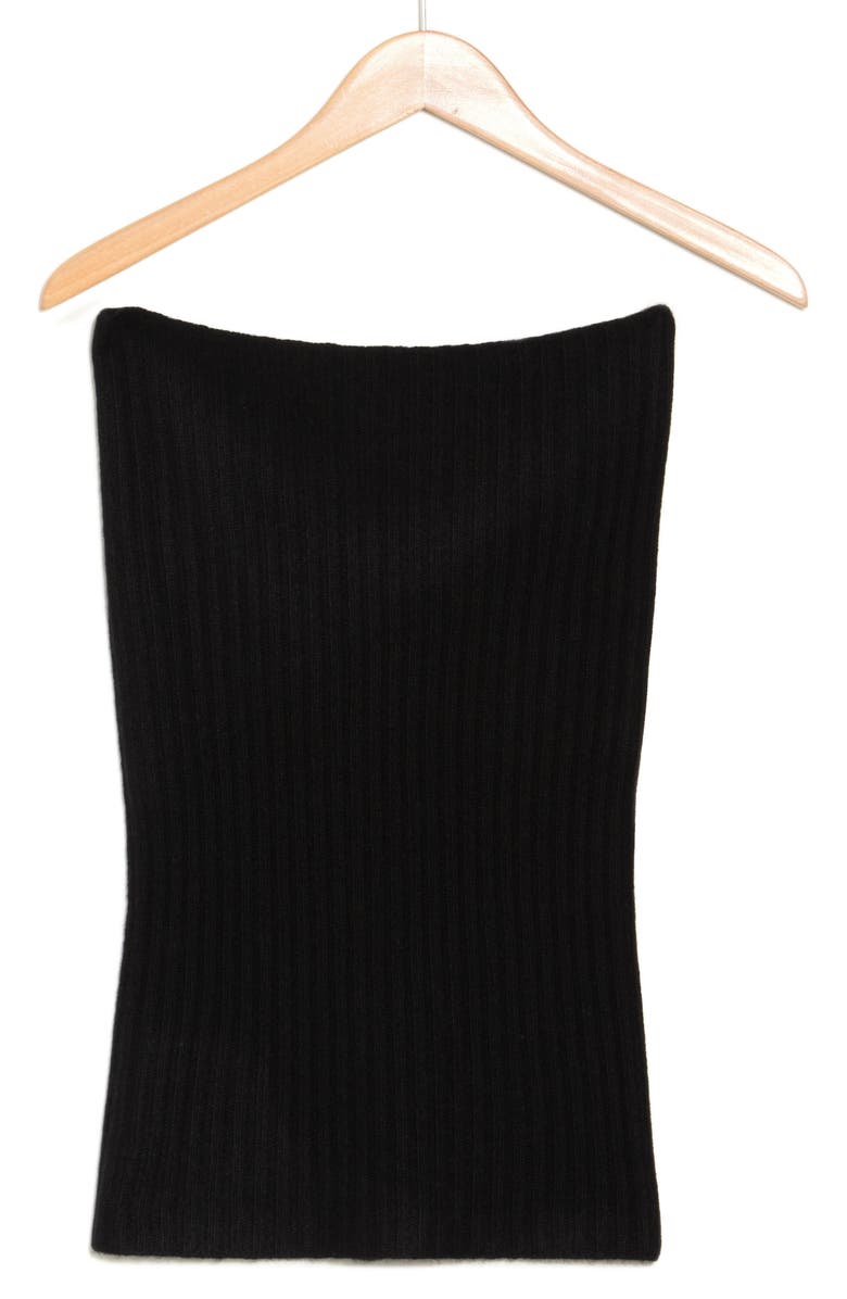 Portolano Cashmere Neck Warmer, Alternate, color, Blk