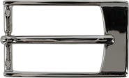 Trafalgar 30mm Elongated Rectangular Solid Brass Italian Harness Belt Buckle