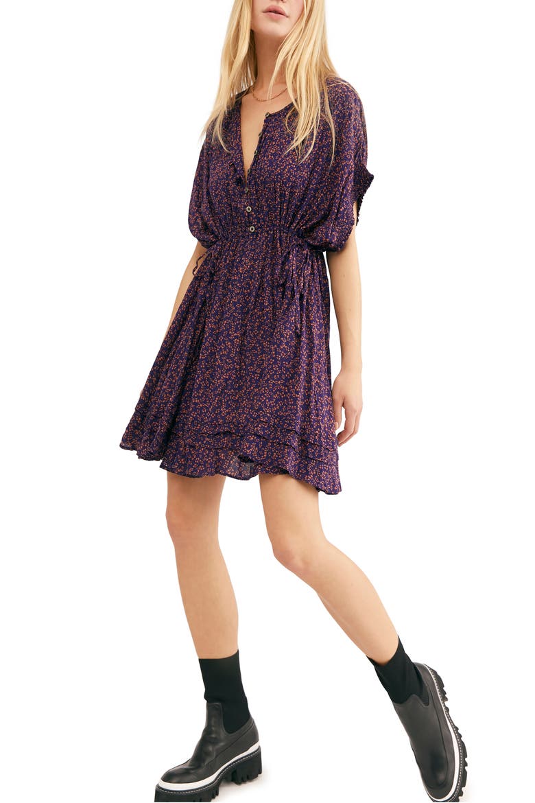 One Fine Day Minidress, Main, color, MIDNIGHT COMBO