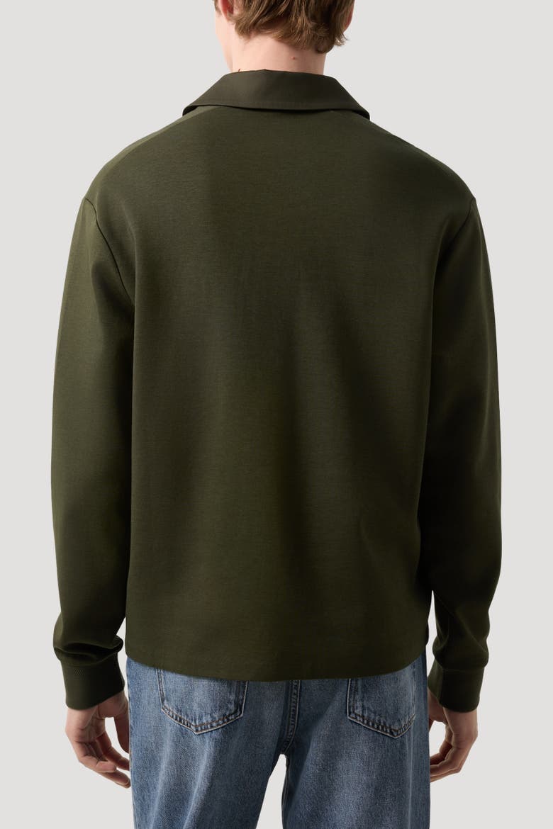 Lionel Polo Sweatshirt, Alternate, color, Olive green