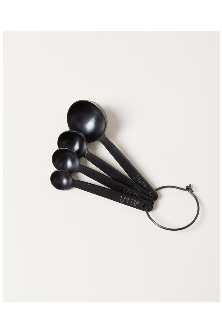 Stowe Measuring Spoons, Main, color, ONYX