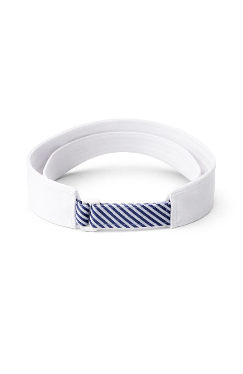 Bits & Bows American Flag Visor, Alternate, color, White