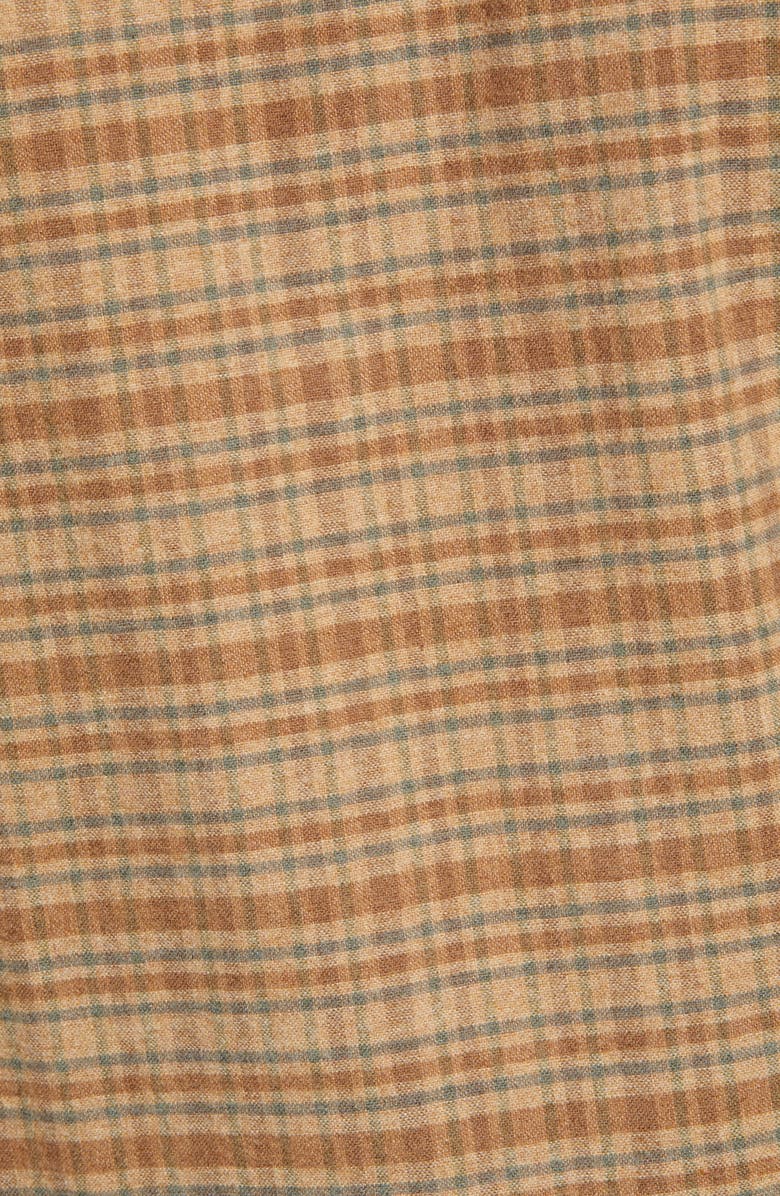 A.P.C. Surchemise John Plaid Button-Up Flannel Shirt Jacket, Alternate, color, 