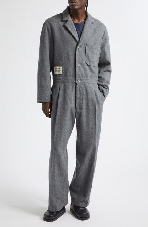 x Birkenstock The Collector Tailored Wool & Nylon Felted Jumpsuit