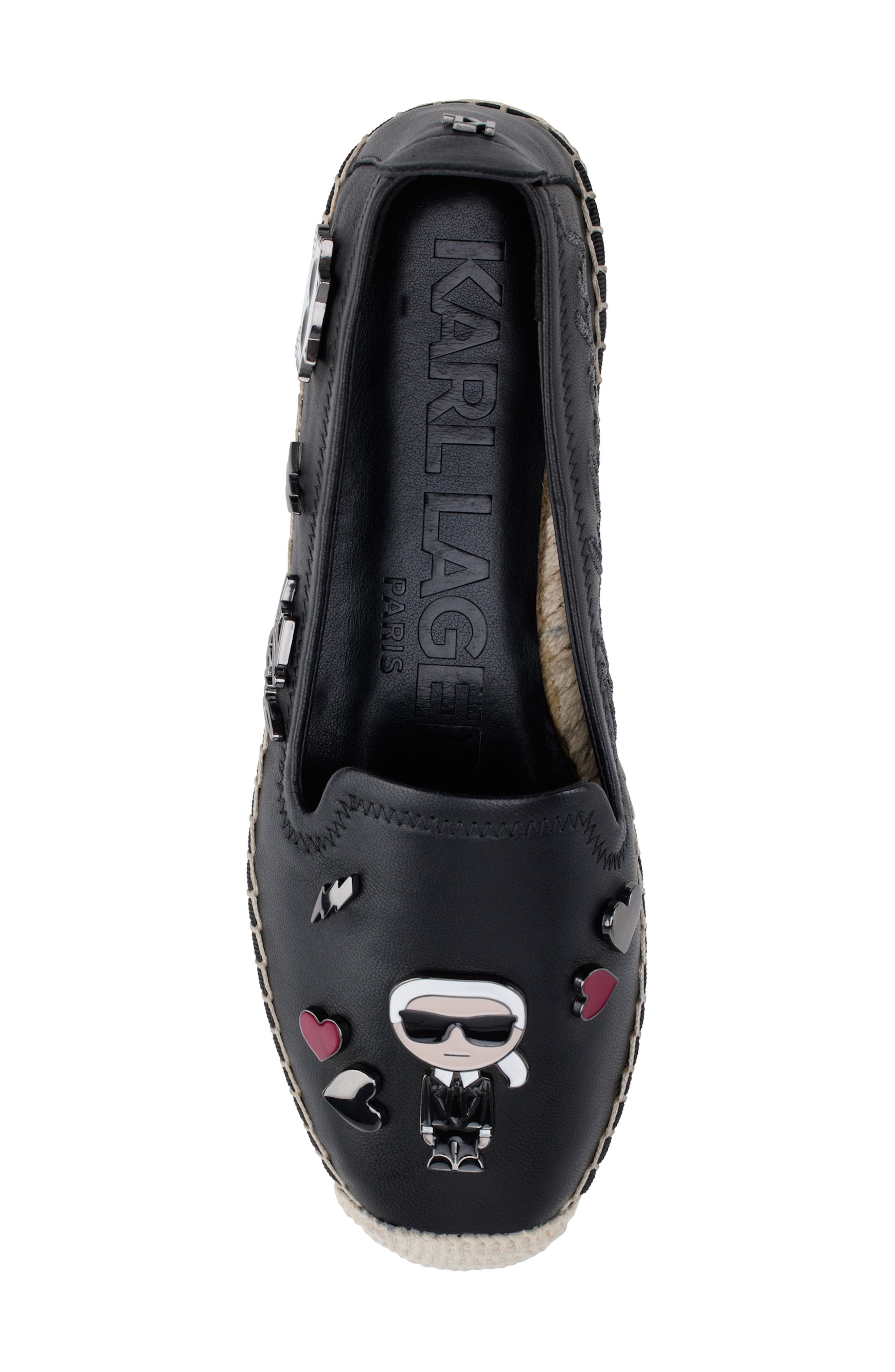 KARL LAGERFELD PARIS Michaela Espadrille Flat, Alternate, color, 