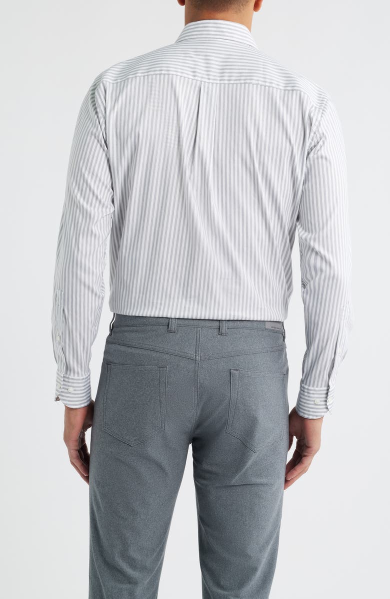 Cannon Crown Lite Stripe Performance Twill Button-Up Shirt