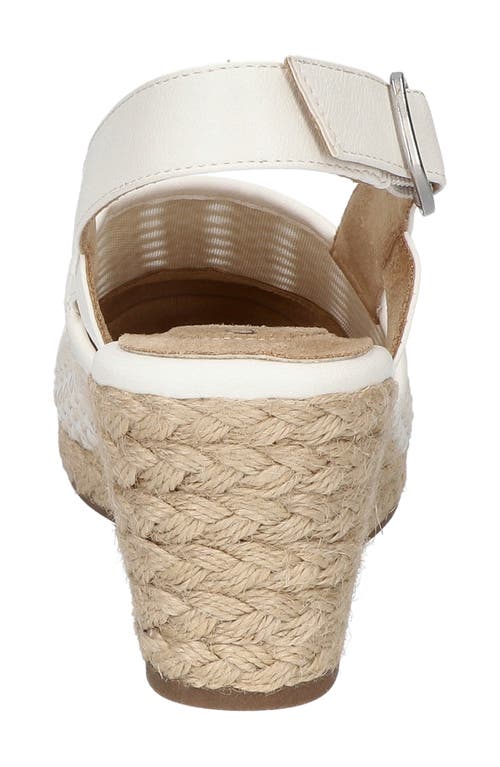 EASY STREET EASY STREET TAFFY SLINGBACK ESPADRILLE WEDGE SANDAL