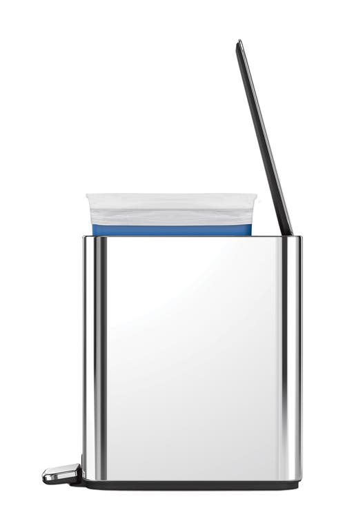 Simplehuman 5l Slim Step Can In Metallic