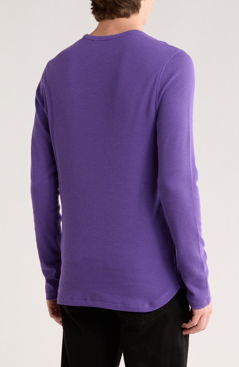 Junk Food Ravens Long Sleeve Thermal Graphic T-Shirt, Alternate, color, Purple