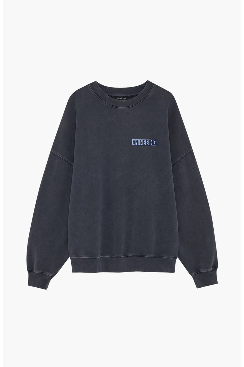 Miles Palm Sweatshirt, Alternate, color, Washed Black