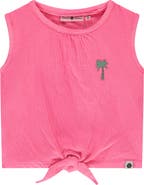 Stains and Stories by Babyface Tie Front Textured Top