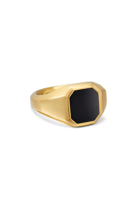 Men's Streamline Signet Ring