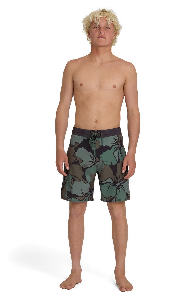 Quiksilver Coral Sea 19" Board Shorts, Alternate, color, Camo