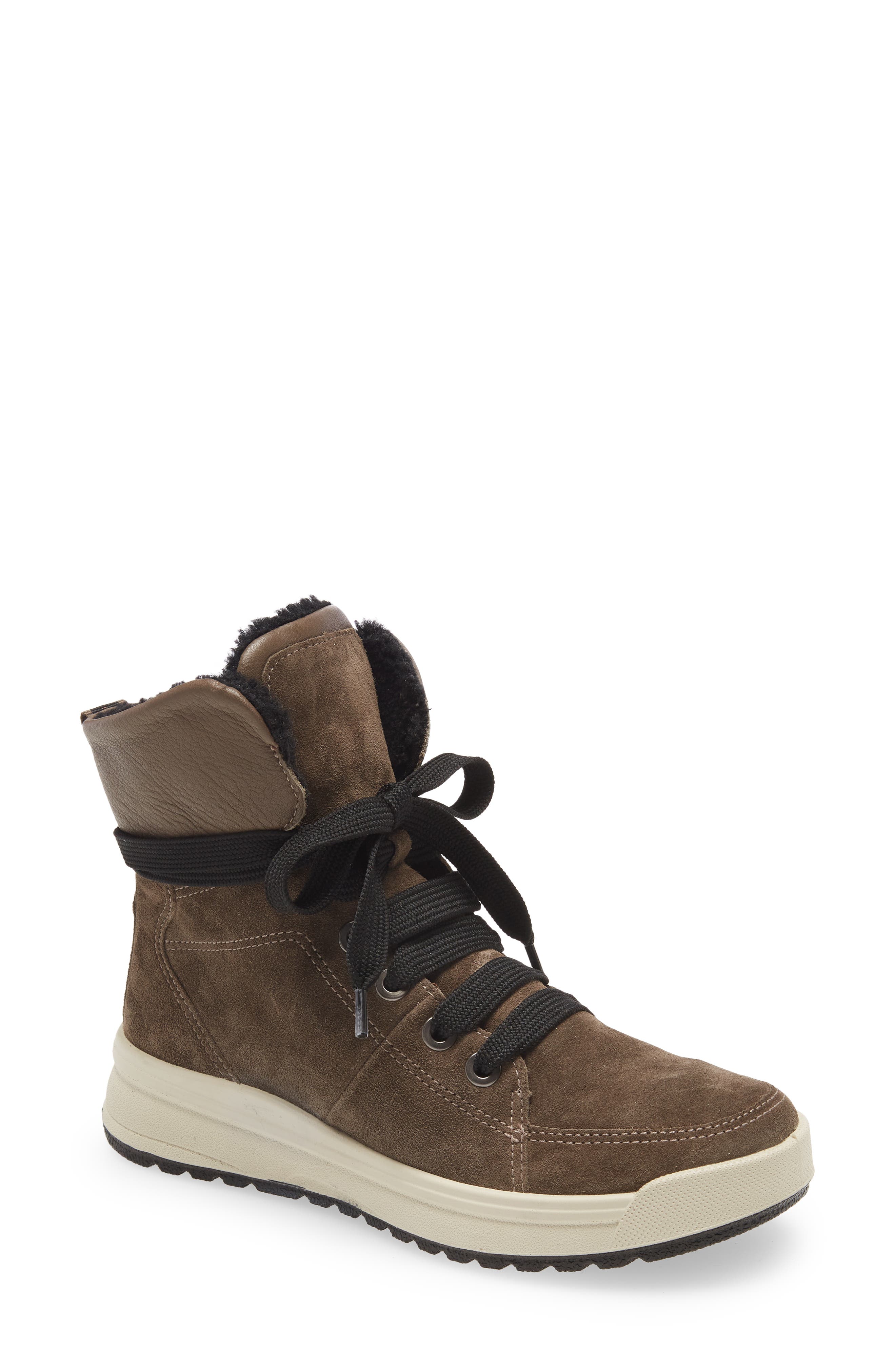 Albany Water Repellent Wool Lined Bootie, Main, color, TAIGA