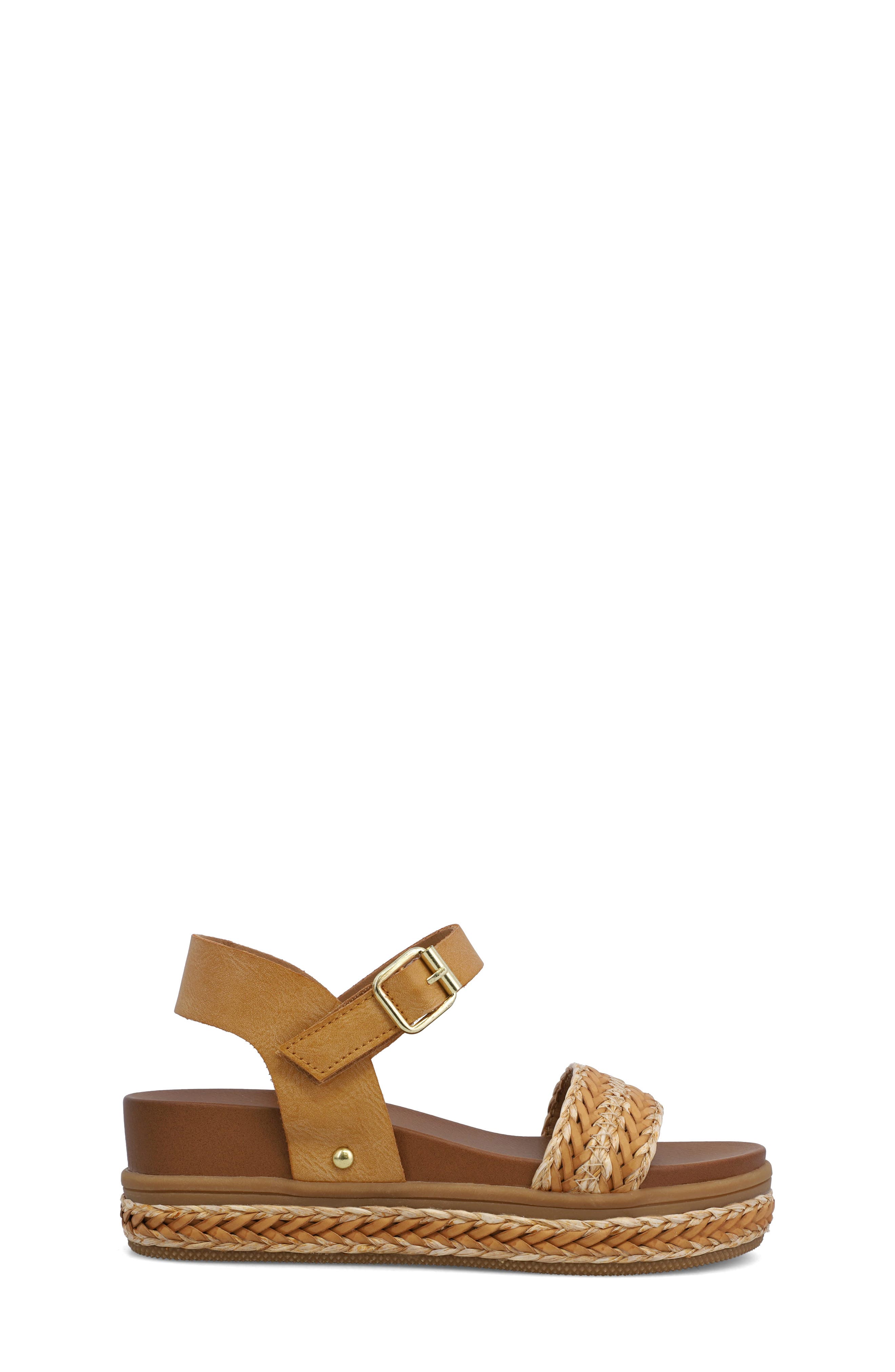 MIA Kids' Buffy Platform Sandal, Alternate, color, Cognac